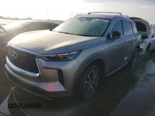 2023 Infiniti QX60 Sensory с VIN 5N1DL1GR2PC331945, выставлен на аукционе Copart как лот 73808924 с пробегом Не указан миль и На запчасти • Non repairable. История ставок и продаж доступна на DreamBid. Изображение 1.