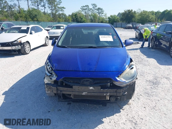 2013 Hyundai Accent GLS with VIN KMHCT4AE2DU499397, listed as a IAAI auction lot 42062751 with 111,217 mi miles and . Bid and sale history available at carsss.com. Image 13.