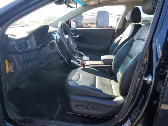 2019 Kia Niro EV EX Premium with VIN KNDCE3LG3K5015431, listed as a Copart auction lot 77148064 with 24,942 mi miles and Salvage Title. Bid and sale history available at carsss.com. Image 7.