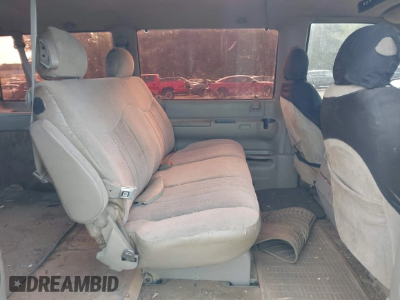 2000 Chevrolet Astro with VIN 1GNEL19W6YB156223, listed as a IAAI auction lot 41929128 with 149,052 mi miles. Bid and sale history available at carsss.com. Image 8.