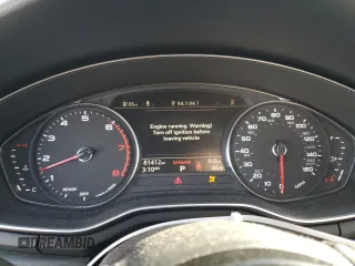 2018 Audi A5 Sportback Premium with VIN WAUDNCF59JA017458, listed as a Copart auction lot 88017795 with 81,412 mi miles and Salvage Title. Bid and sale history available at carsss.com. Image 9.