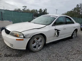 2002 Lincoln LS w/Base Pkg with VIN 1LNHM86S52Y605923, listed as a Copart auction lot 79492034 with 0 mi miles and Salvage Title. Bid and sale history available at carsss.com. Image 1.