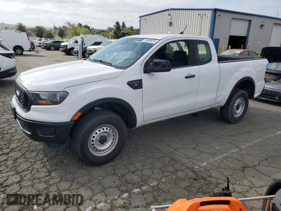 2020 Ford Ranger XL with VIN 1FTER1EH2LLA39319, listed as a Copart auction lot 53909925 with 59,629 mi miles and Salvage Title. Bid and sale history available at carsss.com. Image 1.