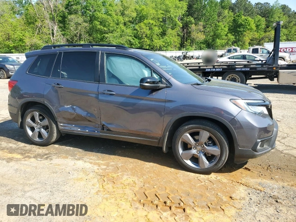 2021 Honda Passport Touring z VIN 5FNYF7H97MB011307, wystawiony jako Copart lot #52310415 z przebiegiem 72 118 mil mil oraz Szkoda całkowita • Salvage title. Historia ofert i sprzedaży dostępna na DreamBid. Obrazek 4.