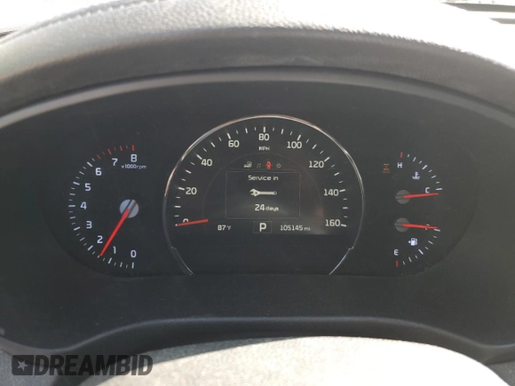 2017 Kia Sorento EX z VIN 5XYPHDA59HG290348, wystawiony jako Copart lot #56128965 z przebiegiem 105 145 mil mil oraz Szkoda całkowita • Salvage title. Historia ofert i sprzedaży dostępna na DreamBid. Obrazek 9.