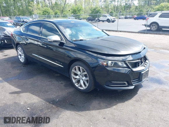 2017 Chevrolet Impala Premier with VIN 1G1145S33HU116013, listed as a IAAI auction lot 42157738 with 153,198 mi miles and . Bid and sale history available at DreamBid. Image 1.