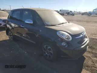 2014 FIAT 500L Lounge with VIN ZFBCFACH4EZ018056, listed as a Copart auction lot 83917684 with 151,664 mi miles and Salvage Title. Bid and sale history available at carsss.com. Image 4.