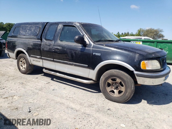1997 Ford F-150 XL z VIN 1FTEX17L8VNB84878, wystawiony jako Copart lot #52695045 z przebiegiem 446 498 mil mil oraz Szkoda całkowita • Salvage title. Historia ofert i sprzedaży dostępna na DreamBid. Obrazek 4.