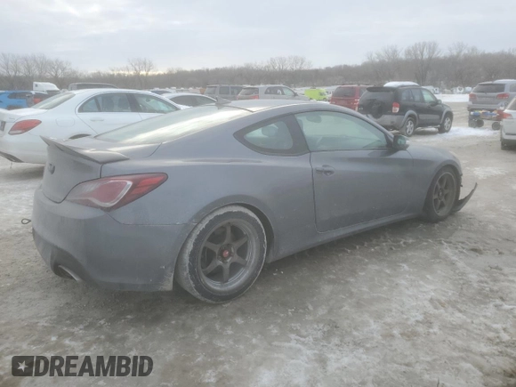2016 Hyundai Genesis Coupe 3.8L Base with VIN KMHHT6KJ3GU134244, listed as a Copart auction lot 88579165 with 89,056 mi miles and Salvage title. Bid and sale history available at DreamBid. Image 3.