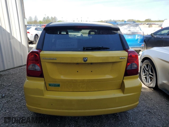 2007 Dodge Caliber SXT with VIN 1B3HB48B67D557669, listed as a Copart auction lot 86705474 with 190,937 mi miles and Non Repairable. Bid and sale history available at DreamBid. Image 6.
