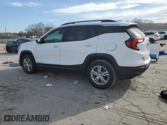 2022 GMC Terrain SLE with VIN 3GKALMEV9NL171089, listed as a Copart auction lot 47006345 with 38,926 mi miles and Salvage Title. Bid and sale history available at carsss.com. Image 2.
