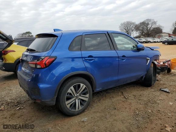 2023 Mitsubishi Outlander Sport ES with VIN JA4ARUAU5PU009213, listed as a Copart auction lot 43912055 with 31,703 mi miles and Salvage Title. Bid and sale history available at carsss.com. Image 3.