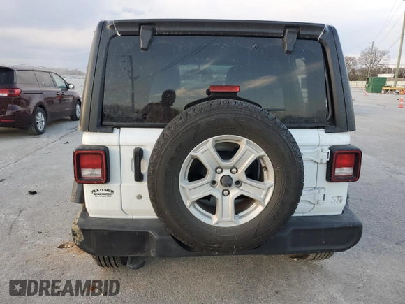 2020 Jeep Wrangler Unlimited Sport Altitude z VIN 1C4HJXDN5LW114561, wystawiony jako Copart lot #47169055 z przebiegiem 69 129 mil mil oraz Szkoda całkowita • Salvage title. Historia ofert i sprzedaży dostępna na DreamBid. Obrazek 6.