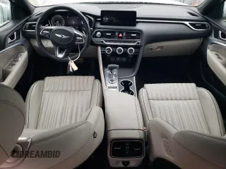 2023 Genesis G70 3.3T with VIN KMTG54TE7PU107887, listed as a Copart auction lot 80254334 with 24,294 mi miles and Salvage Title. Bid and sale history available at DreamBid. Image 8.