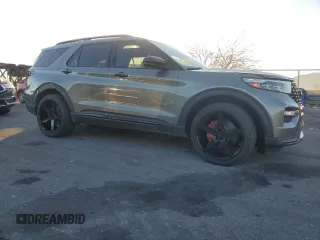 2020 Ford Explorer ST with VIN 1FM5K8GCXLGB29448, listed as a Copart auction lot 42648855 with 52,633 mi miles and Salvage Title. Bid and sale history available at DreamBid. Image 4.