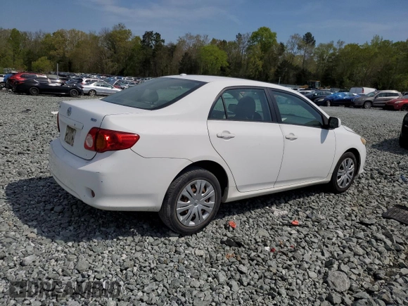 2009 Toyota Corolla with VIN 1NXBU40E49Z055200, listed as a Copart auction lot 52759435 with 186,806 mi miles and Salvage Title. Bid and sale history available at carsss.com. Image 3.