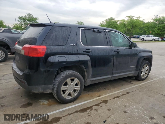 2014 GMC Terrain SLE with VIN 2GKALMEK6E6198731, listed as a Copart auction lot 54182475 with 260,214 mi miles and Salvage title. Bid and sale history available at DreamBid. Image 3.