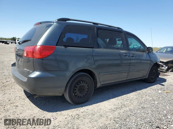 2010 Toyota Sienna CE with VIN 5TDKK4CC9AS340097, listed as a Copart auction lot 53551975 with 172,825 mi miles and Salvage Title. Bid and sale history available at DreamBid. Image 3.