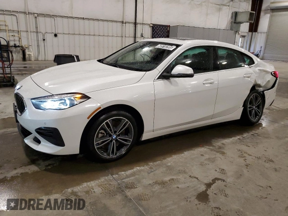 2024 BMW 2 Series 228i xDrive with VIN WBA73AK05R7R50087, listed as a Copart auction lot 60918395 with 14,125 mi miles and Salvage title. Bid and sale history available at DreamBid. Image 1.