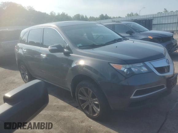 2010 Acura MDX Advance with VIN 2HNYD2H57AH501137, listed as a Copart auction lot 65633124 with 172,483 mi miles and Clean Title. Bid and sale history available at DreamBid. Image 4.