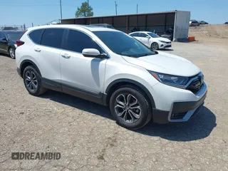 2020 Honda CR-V EX with VIN 2HKRW1H59LH429253, listed as a IAAI auction lot 42323172 with 58,852 mi miles and . Bid and sale history available at DreamBid. Image 1.