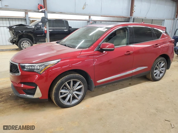 2020 Acura RDX w/Technology Pkg with VIN 5J8TC1H50LL009733, listed as a Copart auction lot 86697154 with 90,580 mi miles and Salvage Title. Bid and sale history available at carsss.com. Image 1.