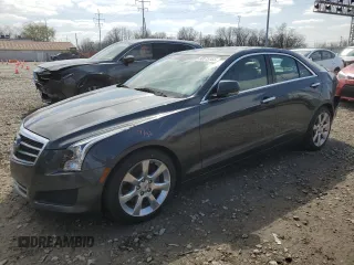 2014 Cadillac ATS Luxury RWD with VIN 1G6AB5RX4E0110961, listed as a Copart auction lot 50615165 with 80,089 mi miles and Salvage Title. Bid and sale history available at carsss.com. Image 1.