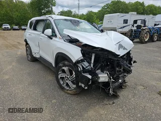 2022 Hyundai Santa Fe SE z VIN 5NMS1DAJ0NH412060, wystawiony jako Copart lot #59528605 z przebiegiem Nie podano mil oraz Czysty tytuł • Clean title. Historia ofert i sprzedaży dostępna na DreamBid. Obrazek 1.