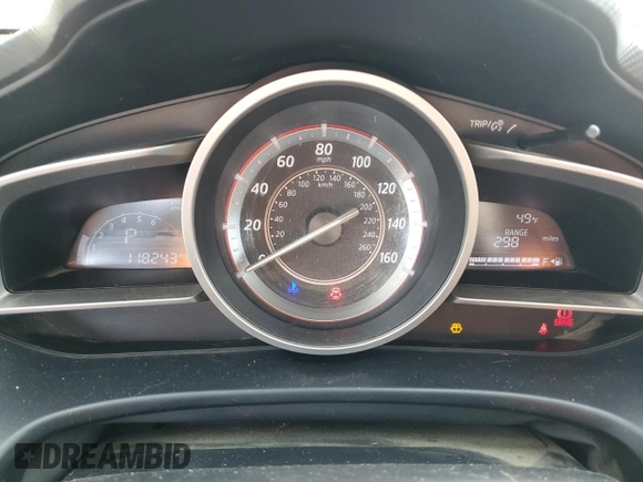 2014 Mazda 3 i Sport with VIN JM1BM1K77E1204051, listed as a Copart auction lot 44277765 with 118,243 mi miles and Salvage Title. Bid and sale history available at DreamBid. Image 9.