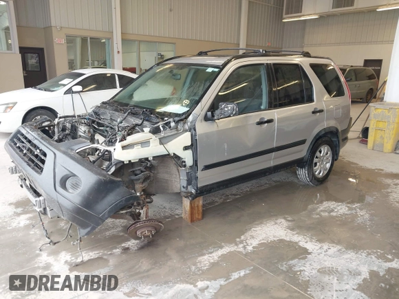 2006 Honda CR-V EX with VIN JHLRD78856C033763, listed as a IAAI auction lot 41715433 with 220,490 mi miles and . Bid and sale history available at carsss.com. Image 2.