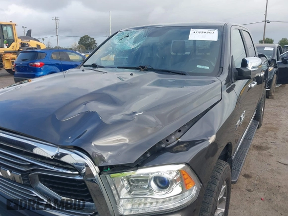 2018 Ram 1500 Longhorn with VIN 1C6RR7PT5JS150933, listed as a IAAI auction lot 41856563 with 133,496 mi miles and . Bid and sale history available at DreamBid. Image 6.