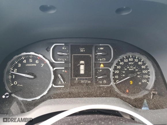 2020 Toyota Tundra 4WD SR5 with VIN 5TFDY5F17LX940590, listed as a Copart auction lot 54163045 with 39,727 mi miles and Salvage Title. Bid and sale history available at carsss.com. Image 9.