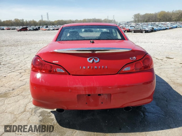 2012 Infiniti G37 Convertible with VIN JN1CV6FE8CM202928, listed as a Copart auction lot 50683685 with 0 mi miles and Salvage Title. Bid and sale history available at carsss.com. Image 6.