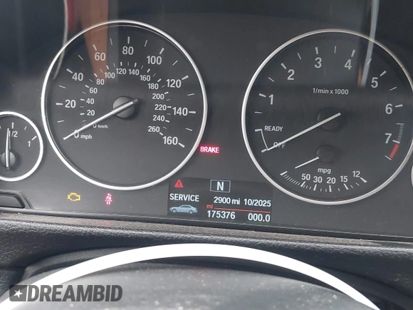 2014 BMW 3 Series 328i xDrive with VIN WBA3B5C58EP542941, listed as a IAAI auction lot 42759601 with 175,376 mi miles and . Bid and sale history available at DreamBid. Image 7.
