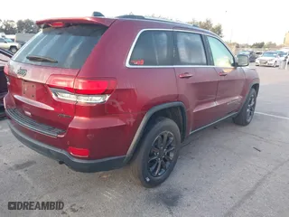 2021 Jeep Grand Cherokee Laredo X with VIN 1C4RJEAG7MC712703, listed as a IAAI auction lot 41822921 with 38,048 mi miles. Bid and sale history available at carsss.com. Image 4.