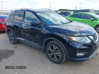 2017 Nissan Rogue SV with VIN 5N1AT2MV5HC837667, listed as a IAAI auction lot 42224548 with 89,802 mi miles and . Bid and sale history available at DreamBid. Image 1.