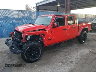 2022 Jeep Gladiator Sport S z VIN 1C6HJTAG8NL149010, wystawiony jako Copart lot #76550524 z przebiegiem 15 181 mil mil oraz Szkoda całkowita • Salvage title. Historia ofert i sprzedaży dostępna na DreamBid. Obrazek 1.