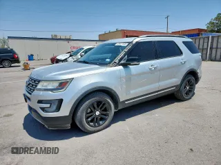 2017 Ford Explorer XLT with VIN 1FM5K7D84HGD05878, listed as a Copart auction lot 58927695 with 117,559 mi miles and Salvage title. Bid and sale history available at DreamBid. Image 1.