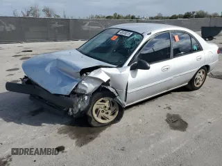 1997 Ford Escort LX with VIN 1FALP13P2VW282739, listed as a Copart auction lot 45139215 with 105,095 mi miles and Salvage Title. Bid and sale history available at carsss.com. Image 1.