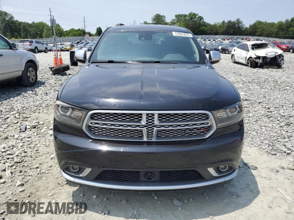 2017 Dodge Durango Citadel Anodized Platinum with VIN 1C4RDHEG5HC774691, listed as a Copart auction lot 57885025 with 176,240 mi miles and Salvage title. Bid and sale history available at DreamBid. Image 5.