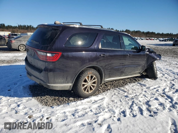 2018 Dodge Durango SXT with VIN 1C4RDJAG5JC486169, listed as a Copart auction lot 42205185 with 80,001 mi miles and Salvage title. Bid and sale history available at DreamBid. Image 3.