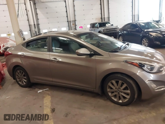 2015 Hyundai Elantra SE with VIN 5NPDH4AE9FH609336, listed as a IAAI auction lot 41831737 with 177,089 mi miles and . Bid and sale history available at DreamBid. Image 13.