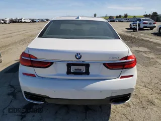 2016 BMW 7 Series 750i with VIN WBA7F0C55GGM20839, listed as a Copart auction lot 46189945 with 75,886 mi miles and Salvage Title. Bid and sale history available at carsss.com. Image 6.