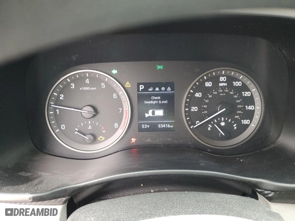 2020 Hyundai Tucson SEL with VIN KM8J3CAL7LU250222, listed as a Copart auction lot 47685265 with 83,416 mi miles and Salvage Title. Bid and sale history available at carsss.com. Image 9.