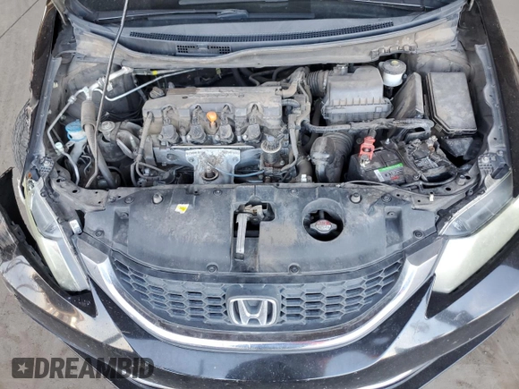 2015 Honda Civic Sedan LX with VIN 2HGFB2F51FH521902, listed as a Copart auction lot 50556205 with 119,337 mi miles and Salvage Title. Bid and sale history available at carsss.com. Image 11.