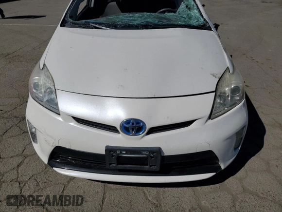 2013 Toyota Prius One with VIN JTDKN3DU7D1733686, listed as a Copart auction lot 49822995 with Not Provided miles and Salvage Title. Bid and sale history available at DreamBid. Image 11.
