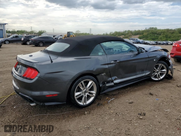2019 Ford Mustang EcoBoost with VIN 1FATP8UH7K5176885, listed as a Copart auction lot 56626555 with 68,243 mi miles and Salvage title. Bid and sale history available at DreamBid. Image 3.