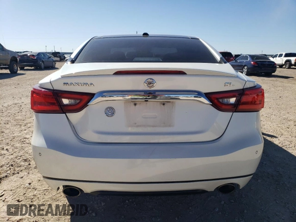 2016 Nissan Maxima SL with VIN 1N4AA6AP3GC396133, listed as a Copart auction lot 46754095 with 138,355 mi miles and Salvage Title. Bid and sale history available at DreamBid. Image 6.