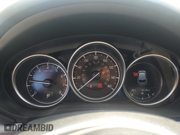 2023 Mazda CX-5 S Select with VIN JM3KFBBM2P0242664, listed as a Copart auction lot 55022895 with 14,129 mi miles and Salvage Title. Bid and sale history available at DreamBid. Image 9.