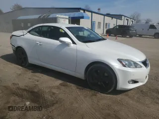 2010 Lexus IS with VIN JTHFE2C21A2503304, listed as a Copart auction lot 49051415 with 57,894 mi miles and Salvage Title. Bid and sale history available at carsss.com. Image 4.